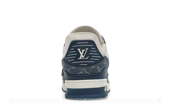 Monogram Denim White Blue