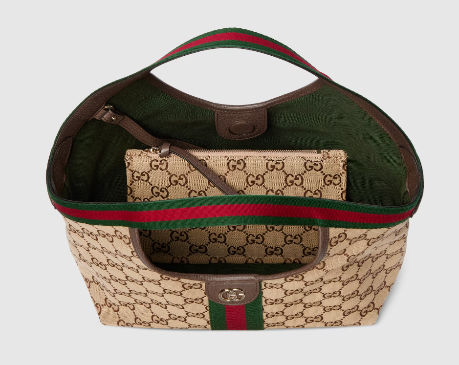 Borsa shopping Gucci Giglio misura piccola