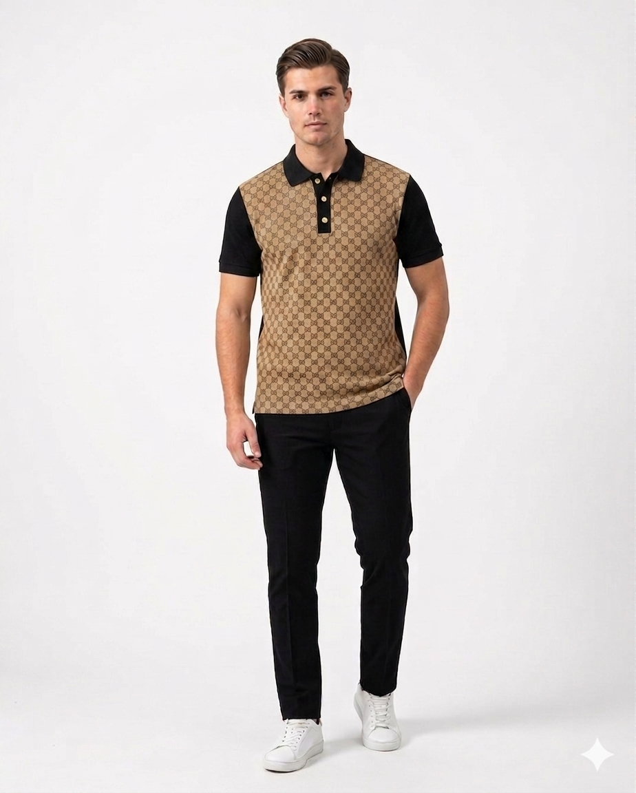 GUCCI GG MONOGRAM POLO SHIRT