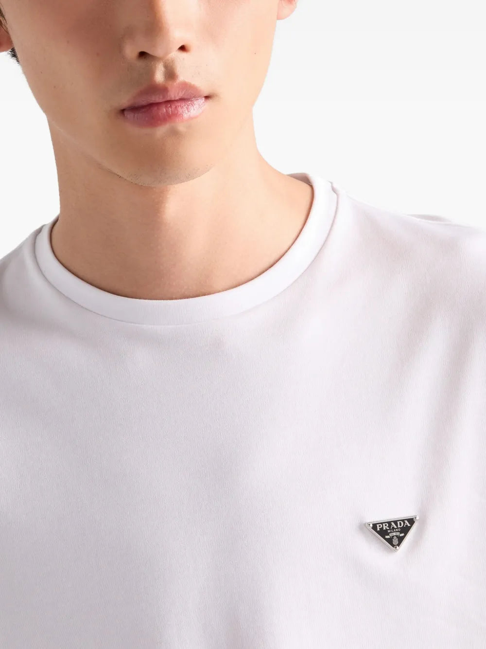 T-shirt in cotone con logo