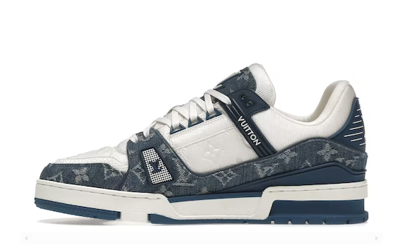 Monogram Denim White Blue