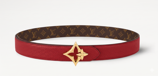 Cintura LV Flowergram 30 mm reversibile