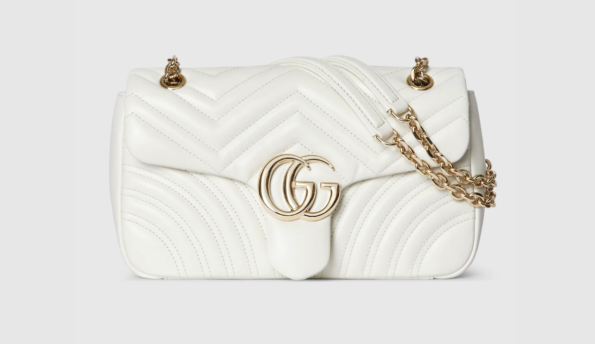 Borsa a spalla GG Marmont misura media