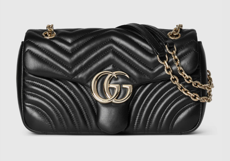 Borsa a spalla GG Marmont misura media