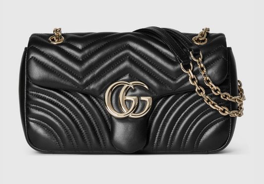 Borsa a spalla GG Marmont misura media