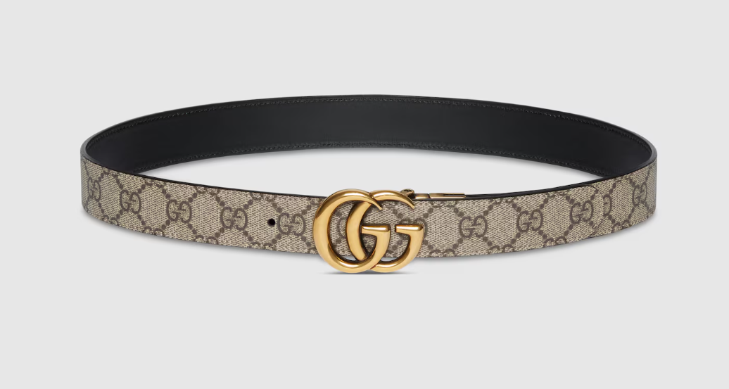 Cintura reversibile GG Marmont