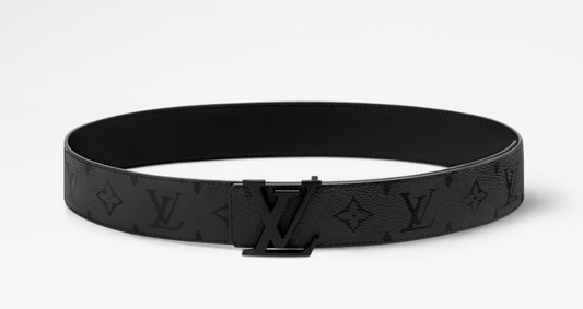 Cintura LV Initiales Midnight 40 mm reversibile
