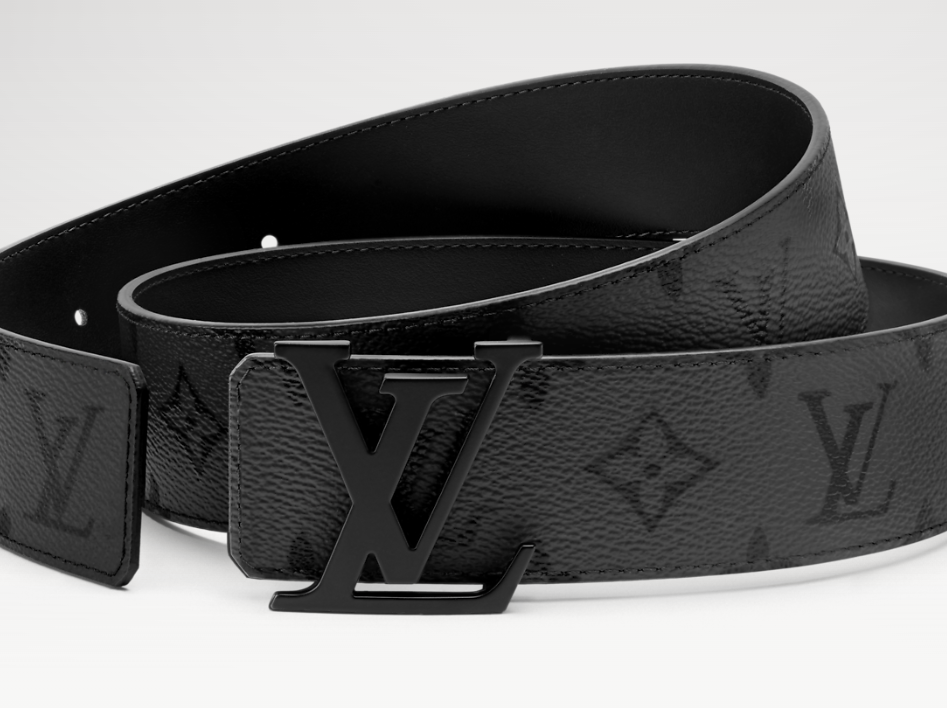 Cintura LV Initiales Midnight 40 mm reversibile