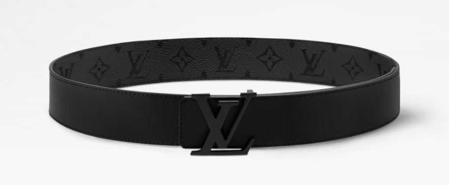 Cintura LV Initiales Midnight 40 mm reversibile