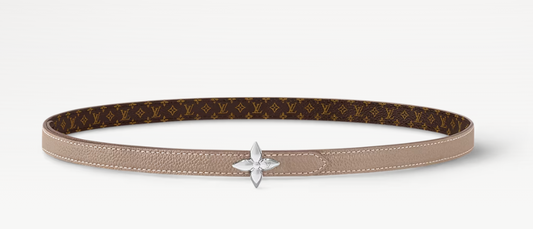 Cintura reversibile LV Mini Flowergram da 15 mm
