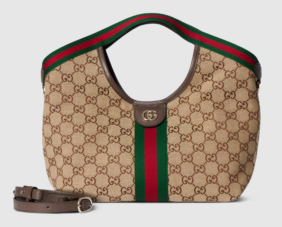 Borsa shopping Gucci Giglio misura piccola