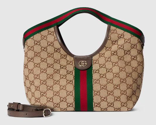 Borsa shopping Gucci Giglio misura piccola