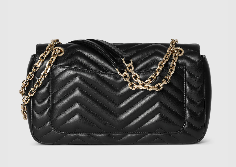 Borsa a spalla GG Marmont misura media