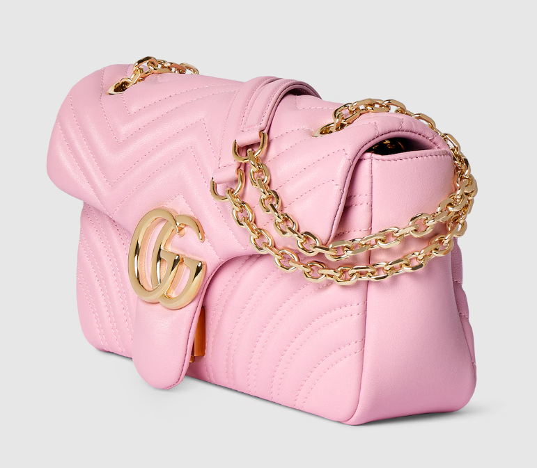 Borsa a spalla GG Marmont misura media