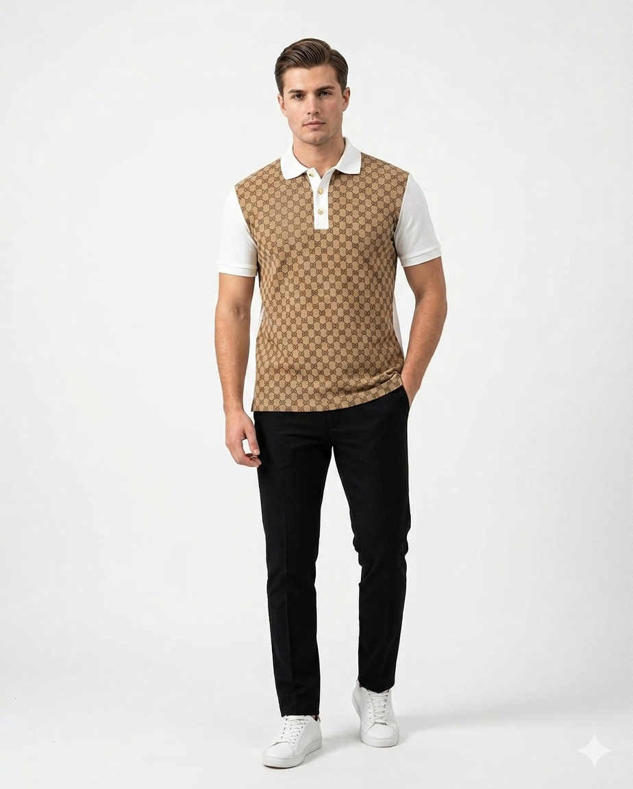 GUCCI GG MONOGRAM POLO SHIRT