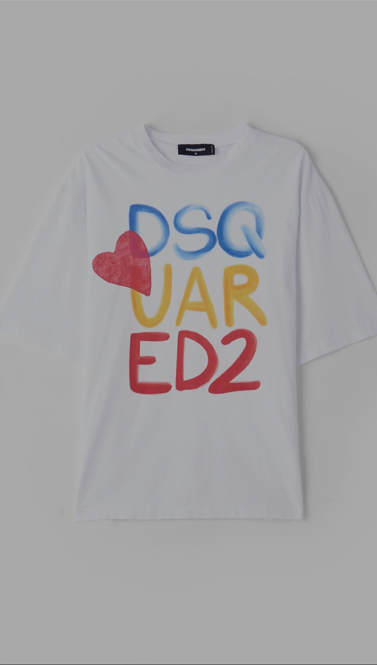 LOOSE FIT TEE - T-shirt con stampa - white