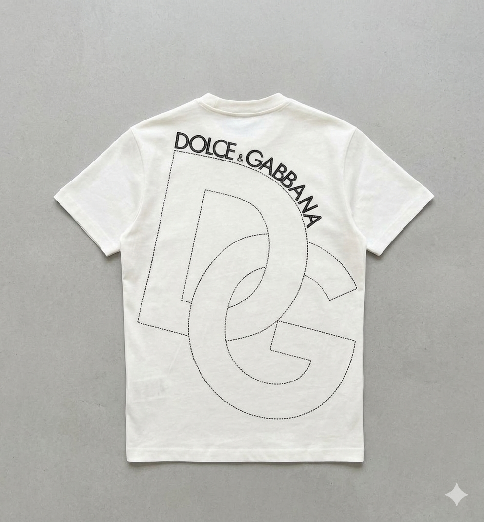 T-shirt in jersey bianco