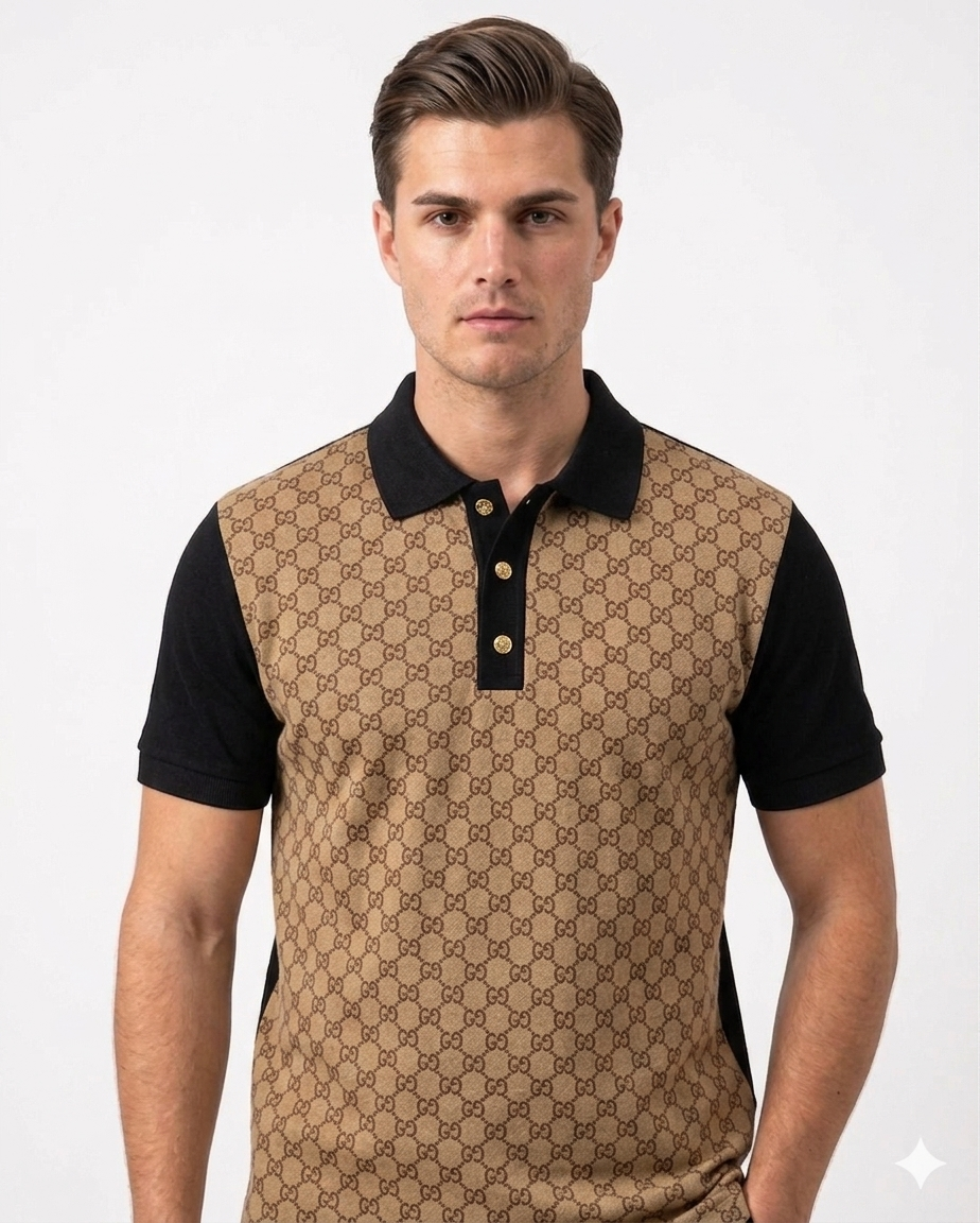 GUCCI GG MONOGRAM POLO SHIRT